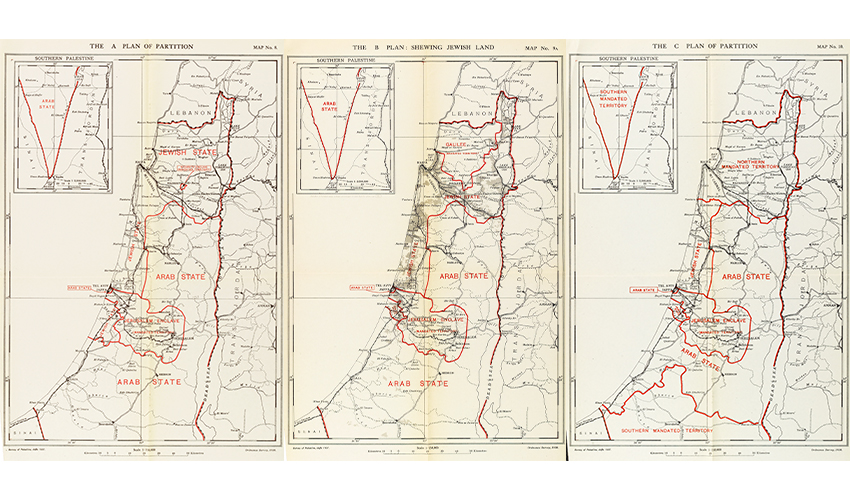 Palestine partition maps