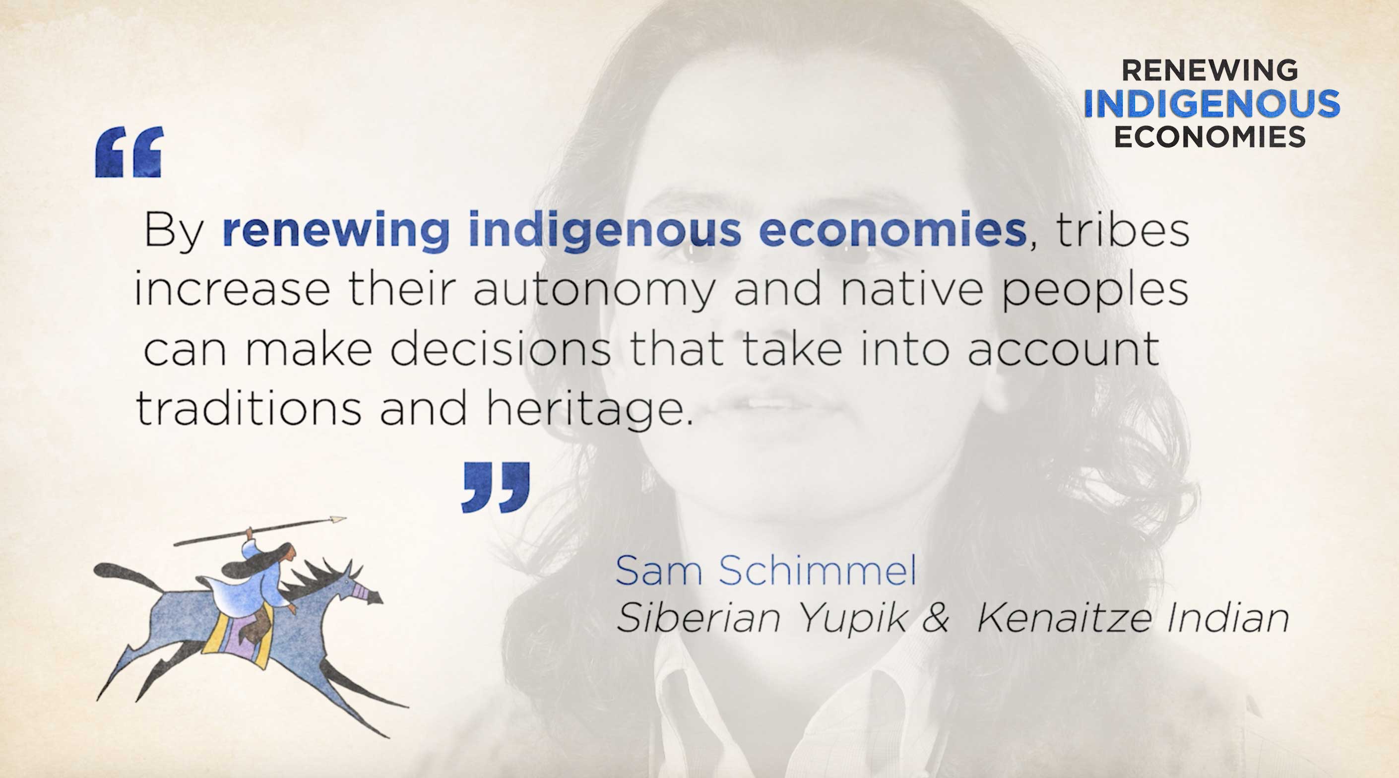 Sam Schimmel, Siberian Yupik &amp; Kenaitze Indian