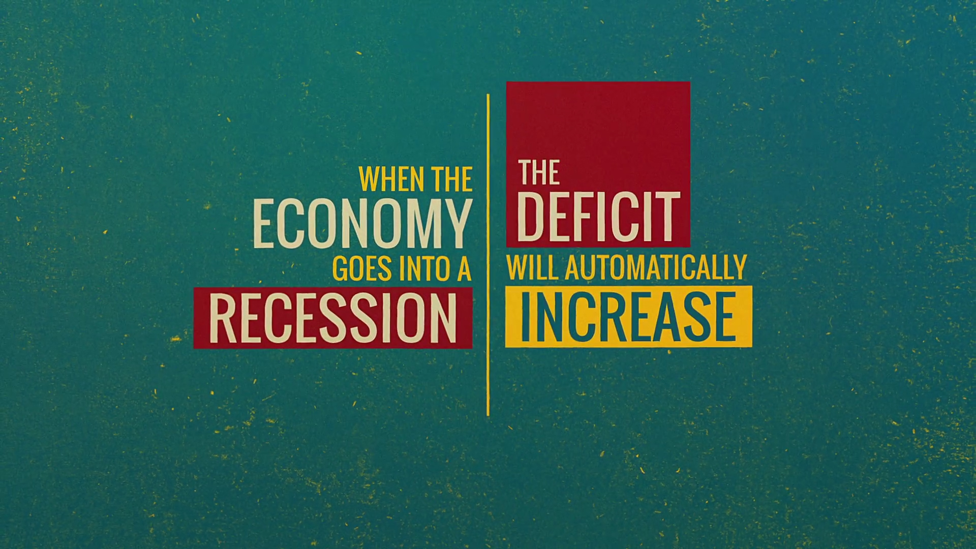 The Economy &amp; The Deficit