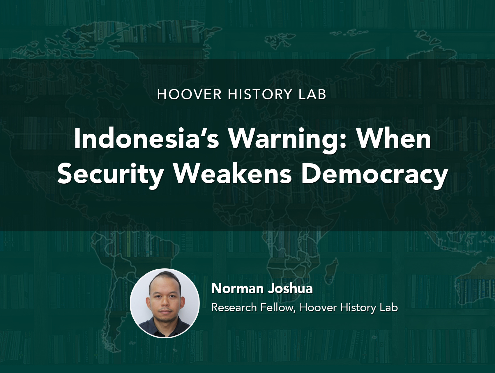 Indonesia’s Warning: When Security Weakens Democracy 