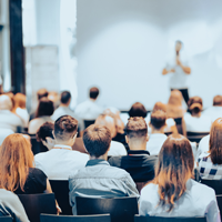 iStock of a college lecture
