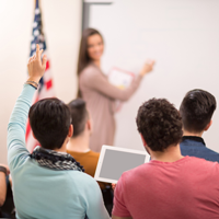 iStock image of a class