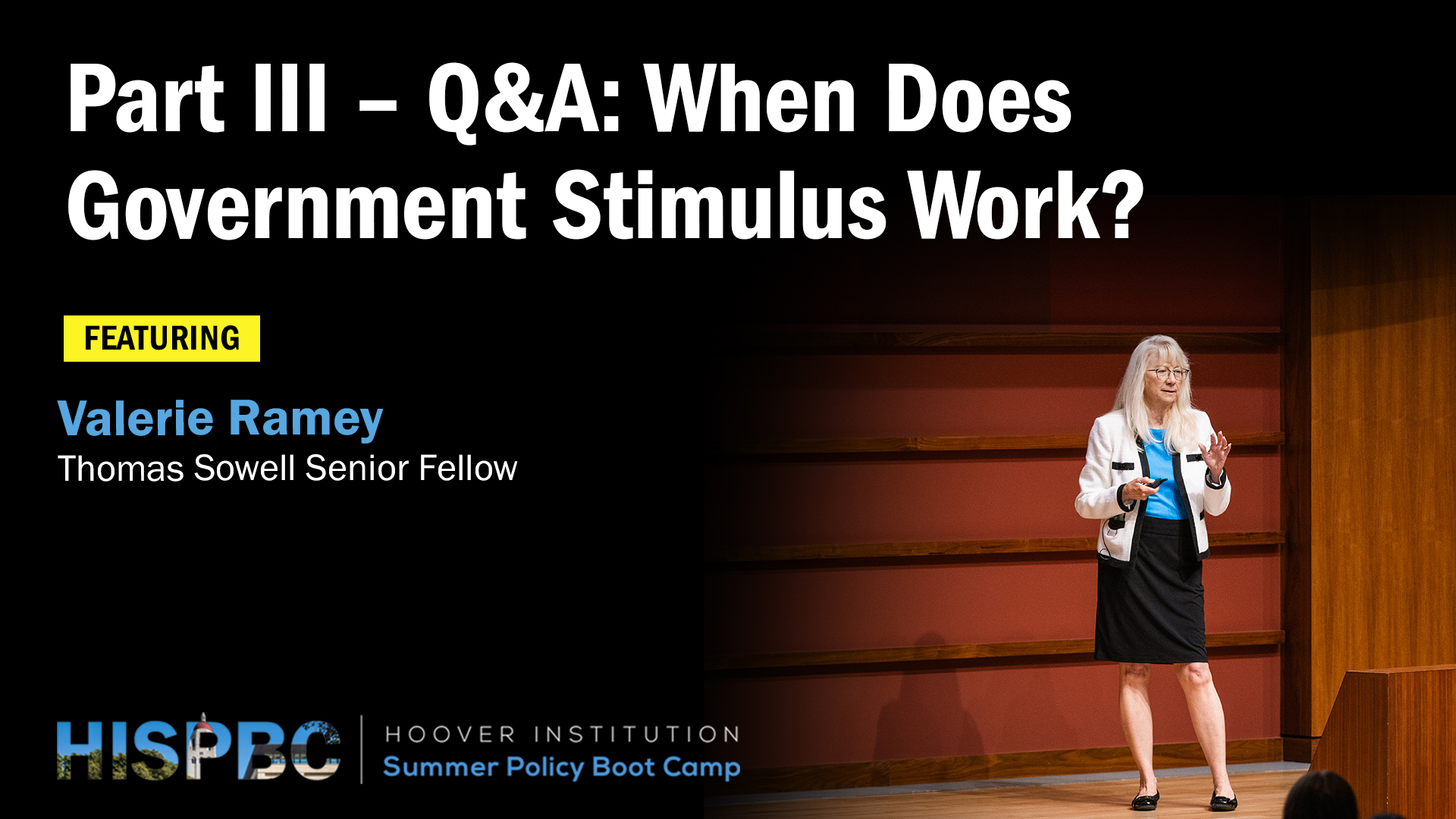 Q&A: When Does Government Stimulus Work?