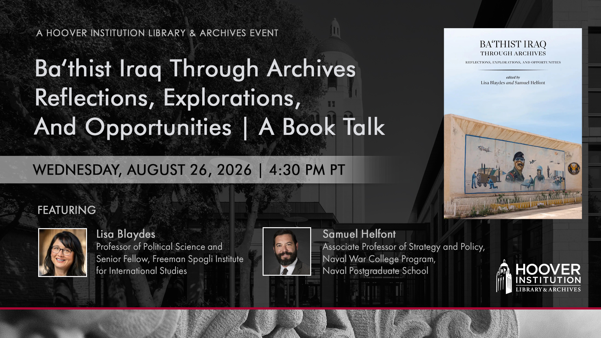 Ba'thist Iraq Book Talk