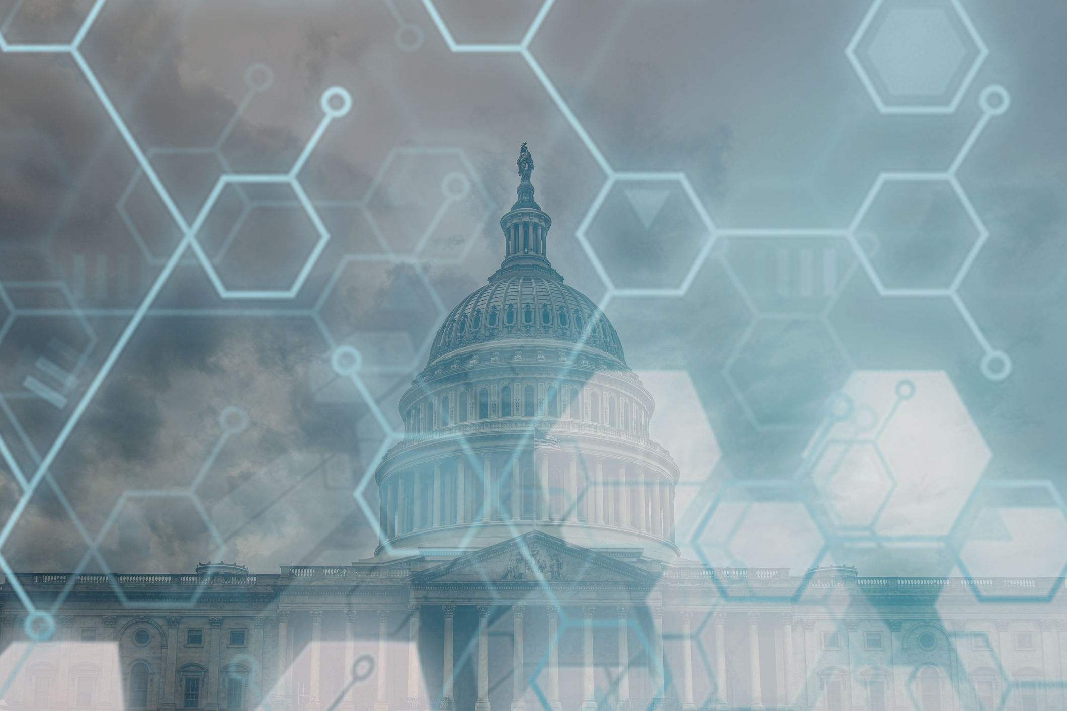 Gene therapy and crispr legislation and regulations - stock photo