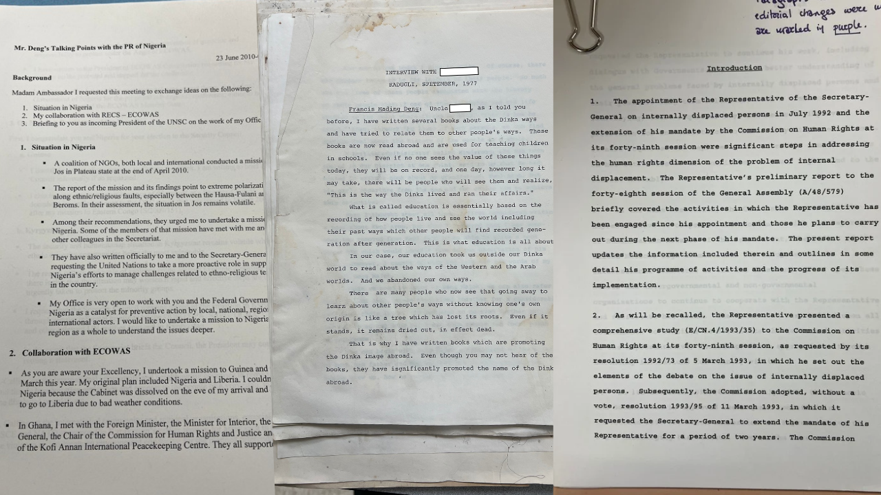 Francis Deng Papers