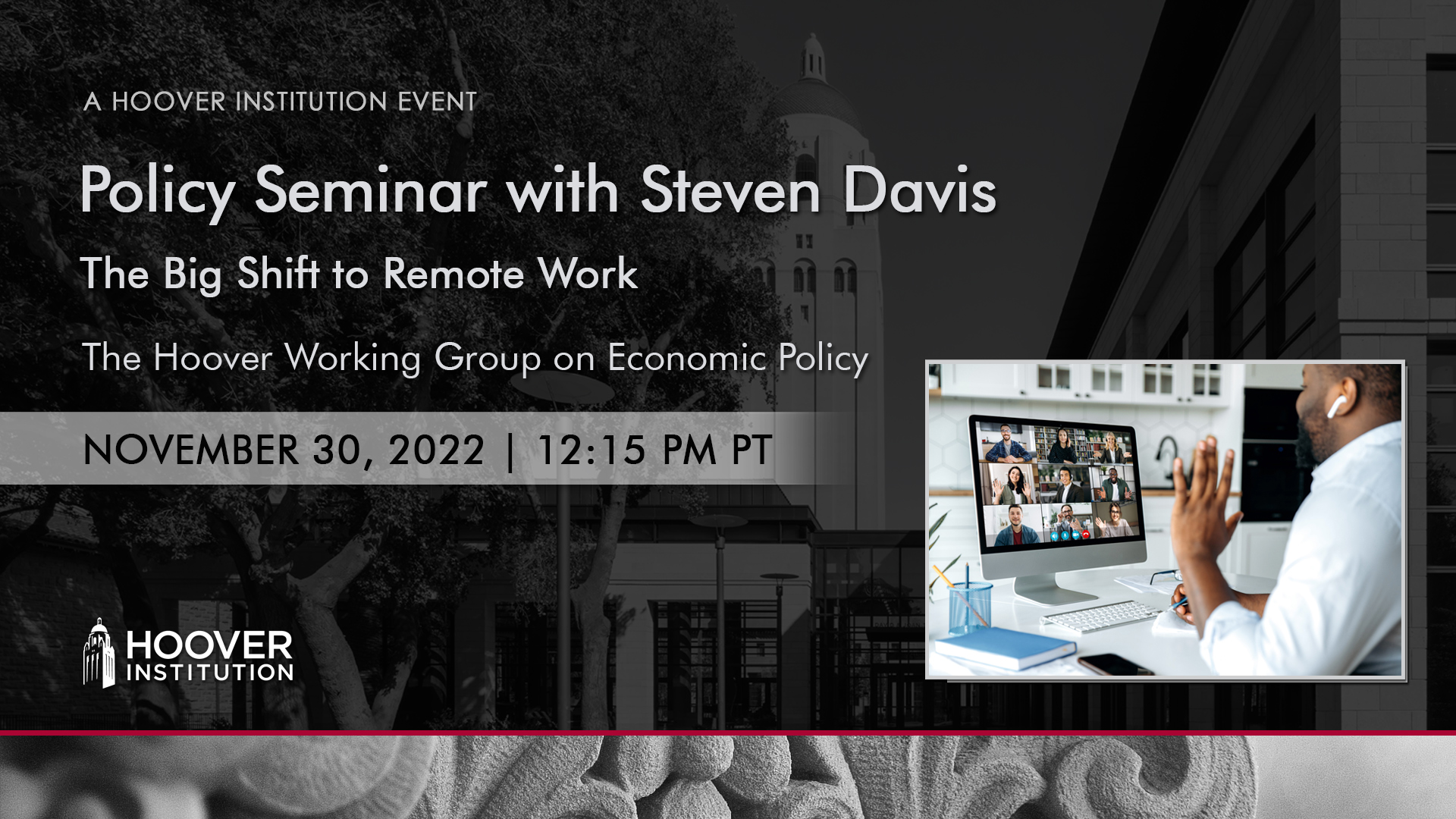 Policy Seminar with Steven Davis