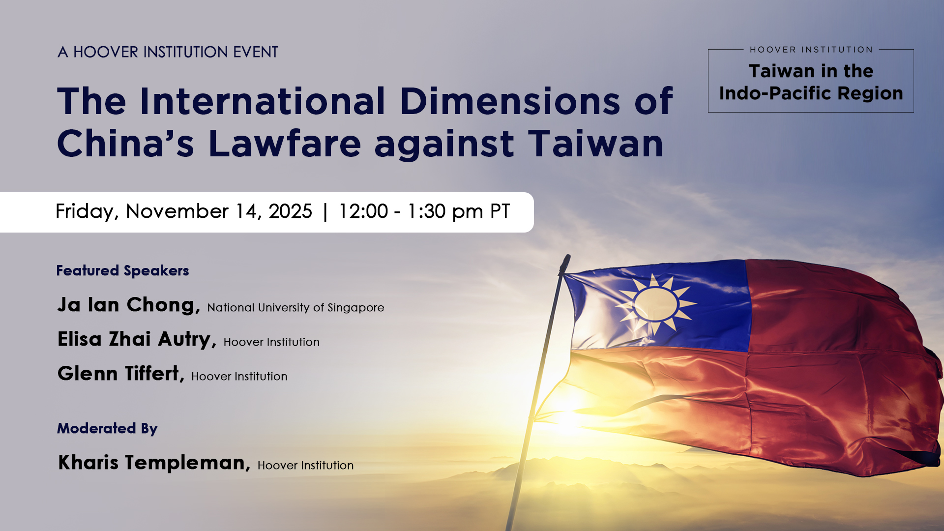 The International Dimensions of China’s Lawfare against Taiwan