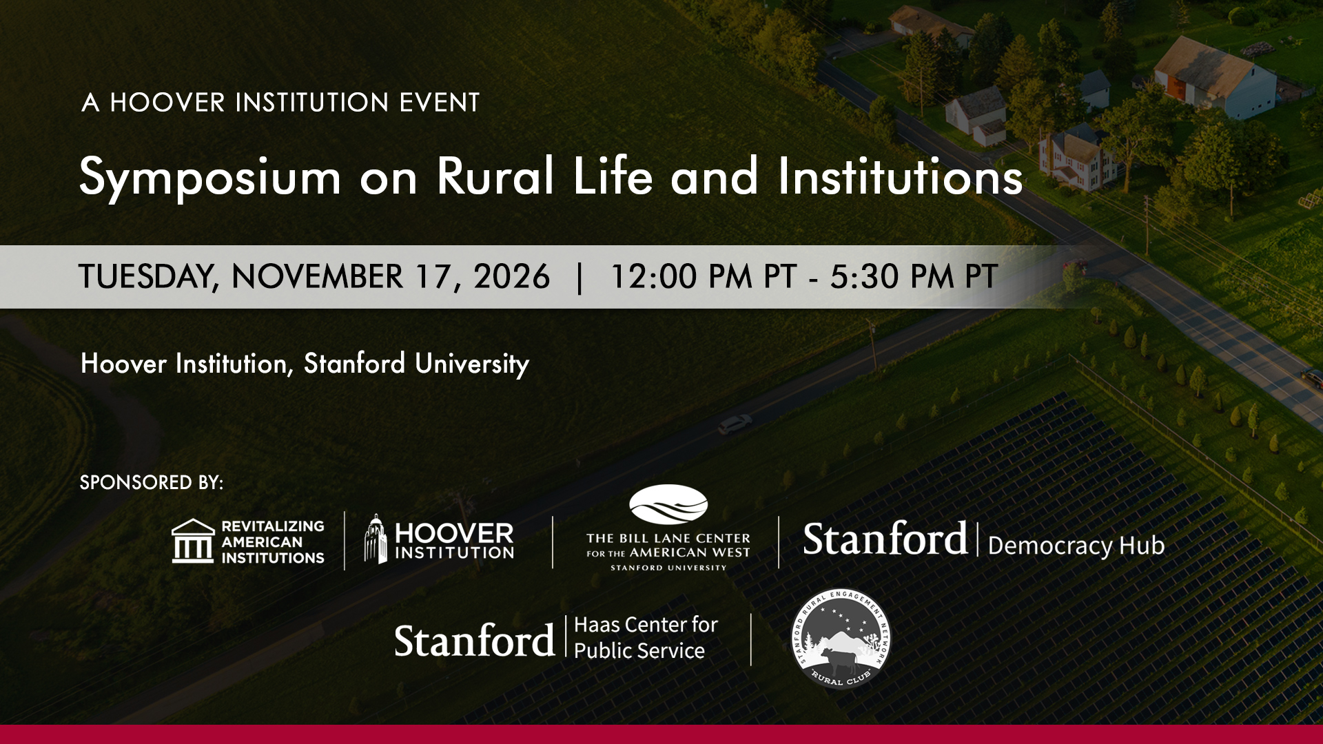 Symposium on Rural Life and Institutions
