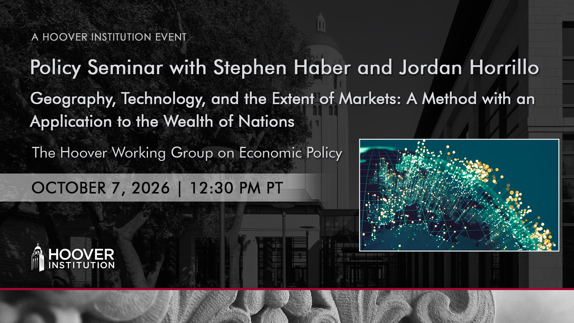 “Geography, Technology, and the Extent of Markets: A Method with an Application to the Wealth of Nations”