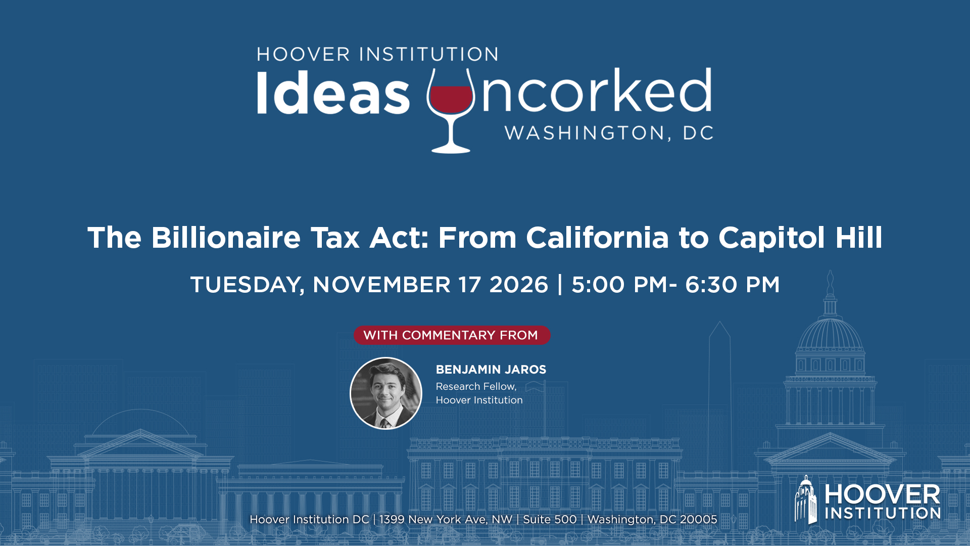 Ideas Uncorked | The Billionaire Tax Act: From California to Capitol Hill