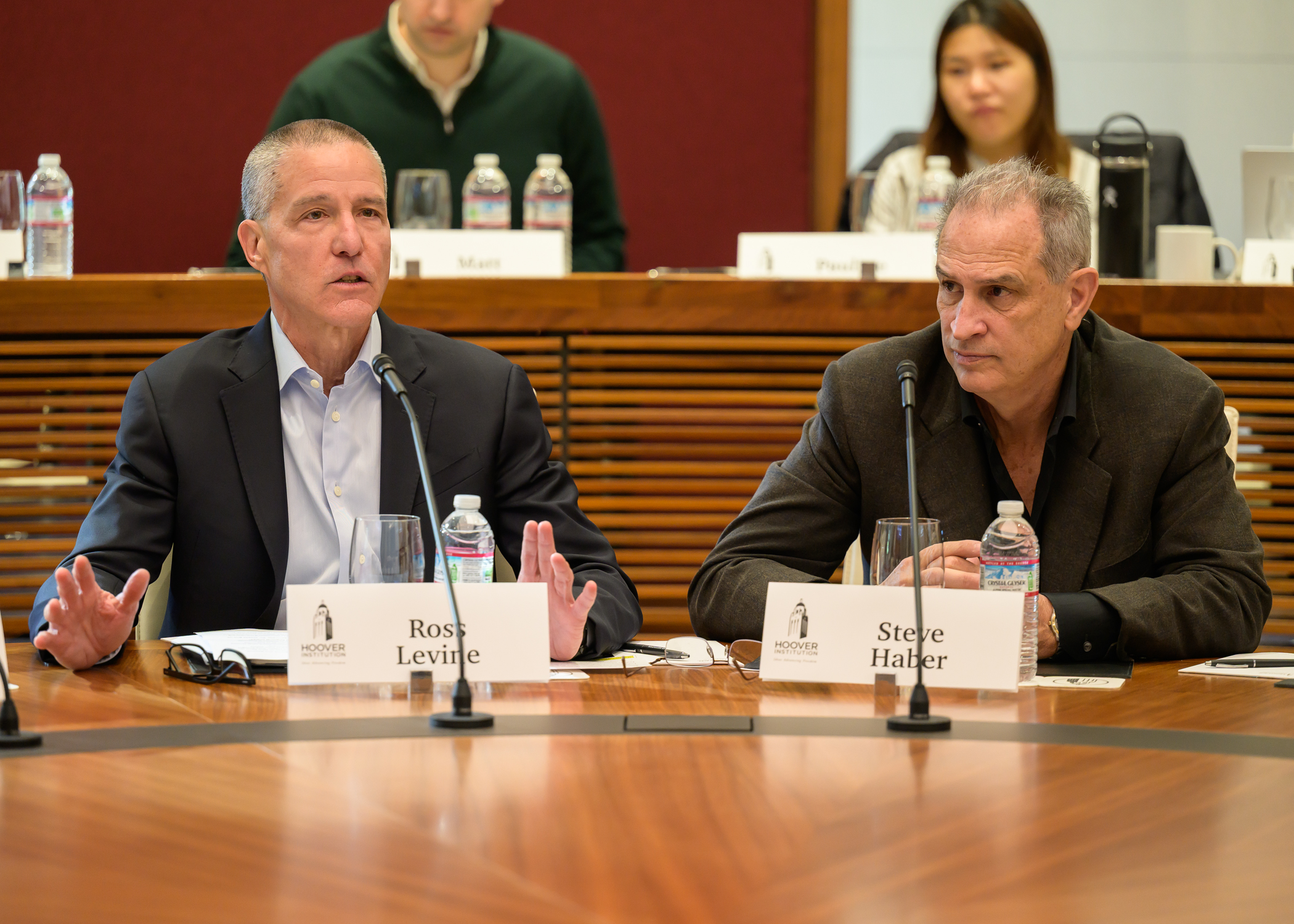 Hoover senior fellows Ross Levine, codirector of the Financial Regulation Working Group, and Stephen Haber, director of the Hoover Program on the Foundations of Economic Prosperity, provide closing comments.