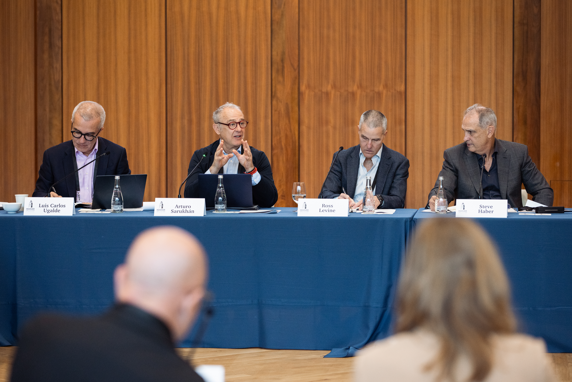 Former Mexican Ambassador to the US Arturo Sarukhán speaks at the Mexico-USA Prosperity and Security Initiative gathering on April 20, 2026. (Patrick Beaudouin)
