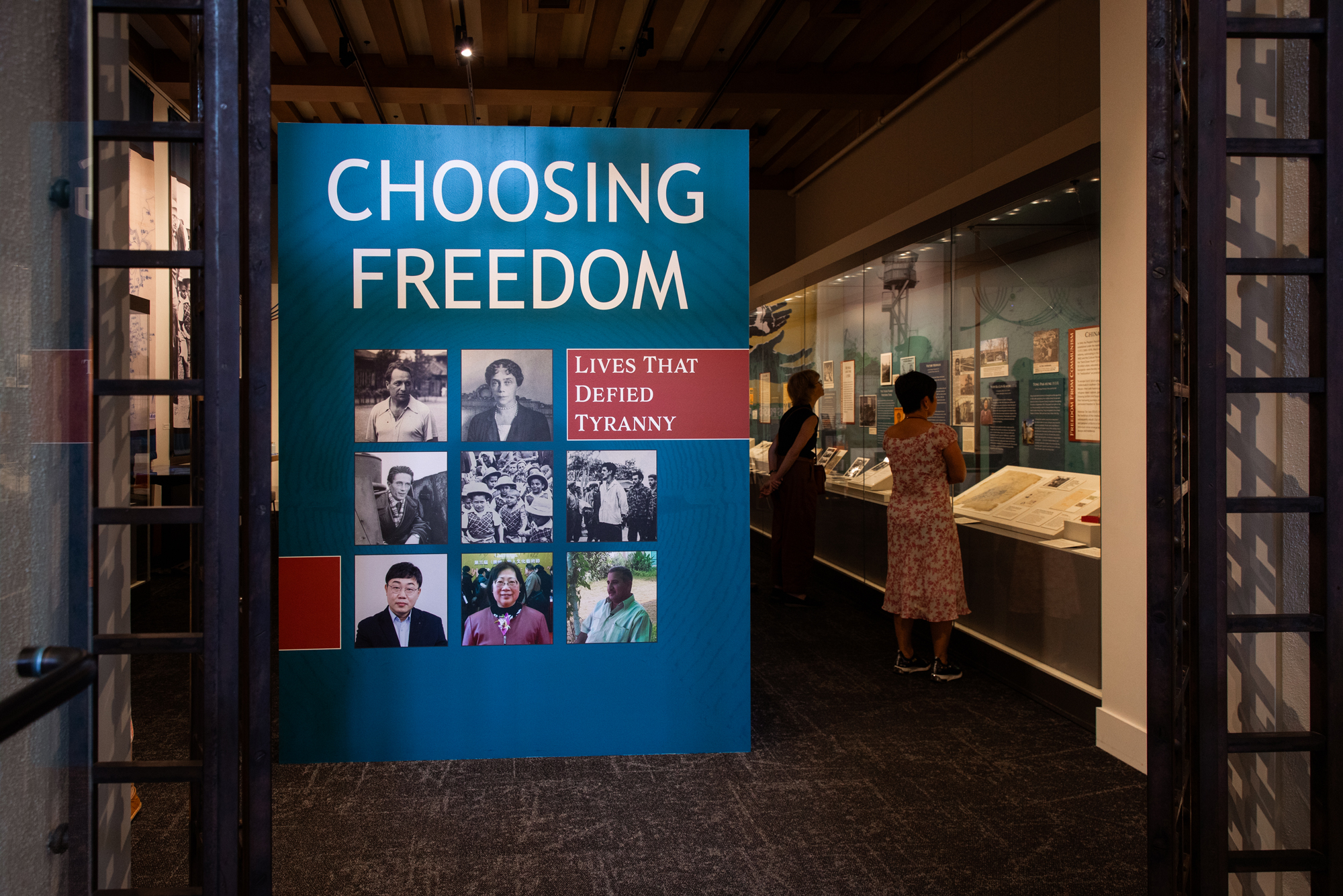 The exhibition Choosing Freedom: Lives That Defied Tyranny highlights the experiences of individuals who risked everything to escape oppression and secure freedom.