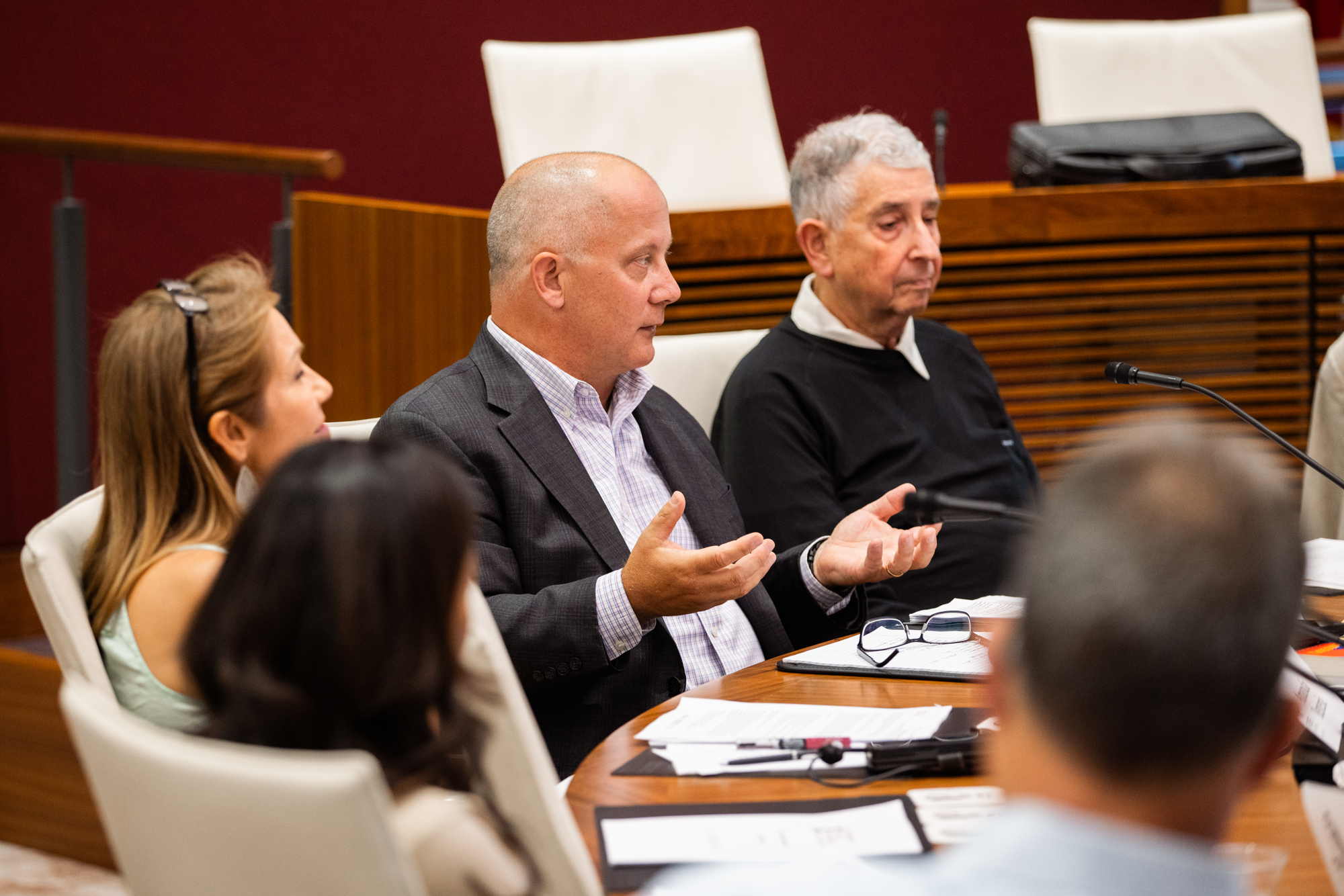 RAI Executive Director Thomas Schnaubelt speaks in Annenberg Conference Room on July 20, 2026. (Patrick Beaudouin)