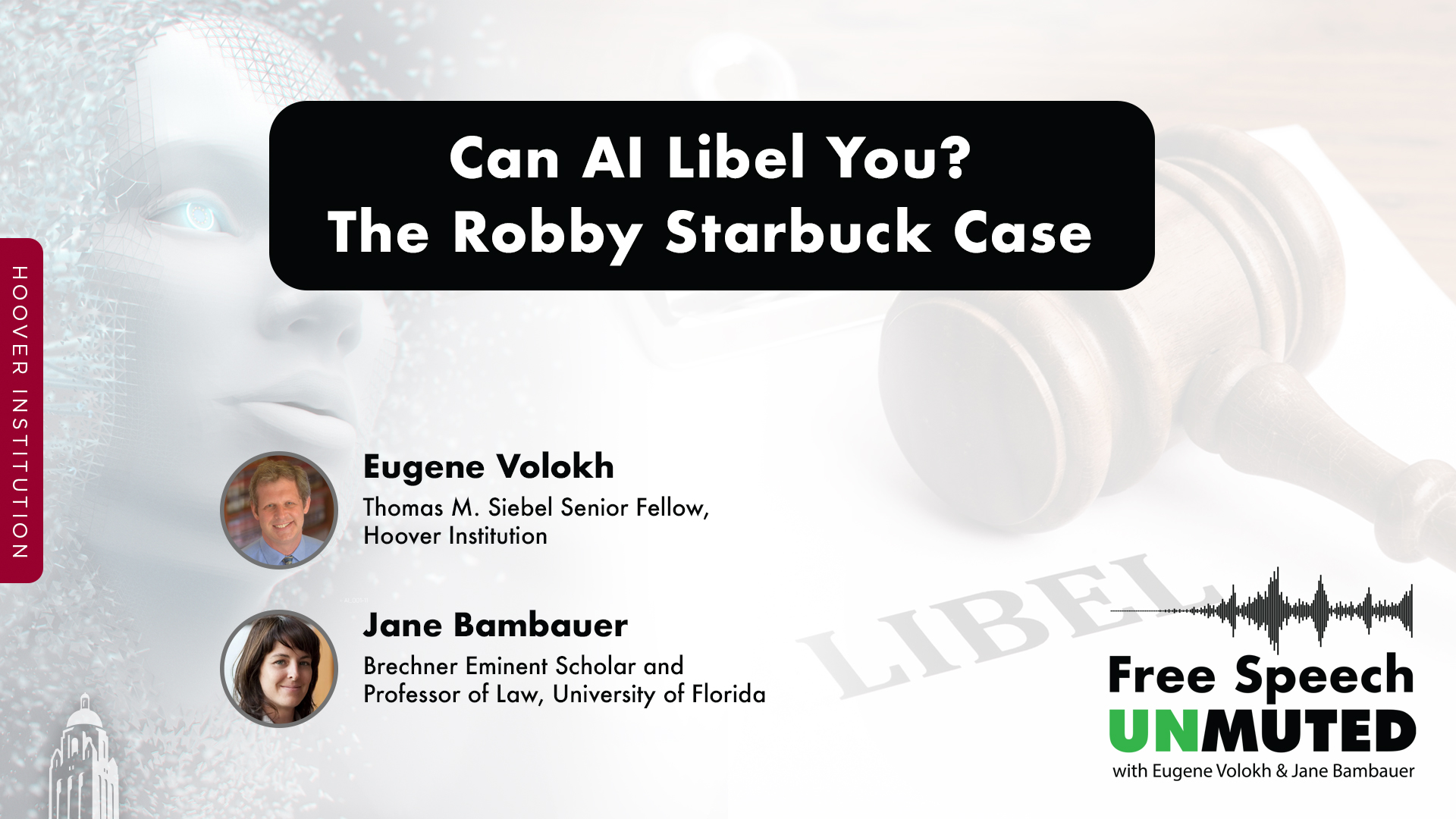 The Robby Starbuck Case; Robby Starbuck; Google; Generative AI