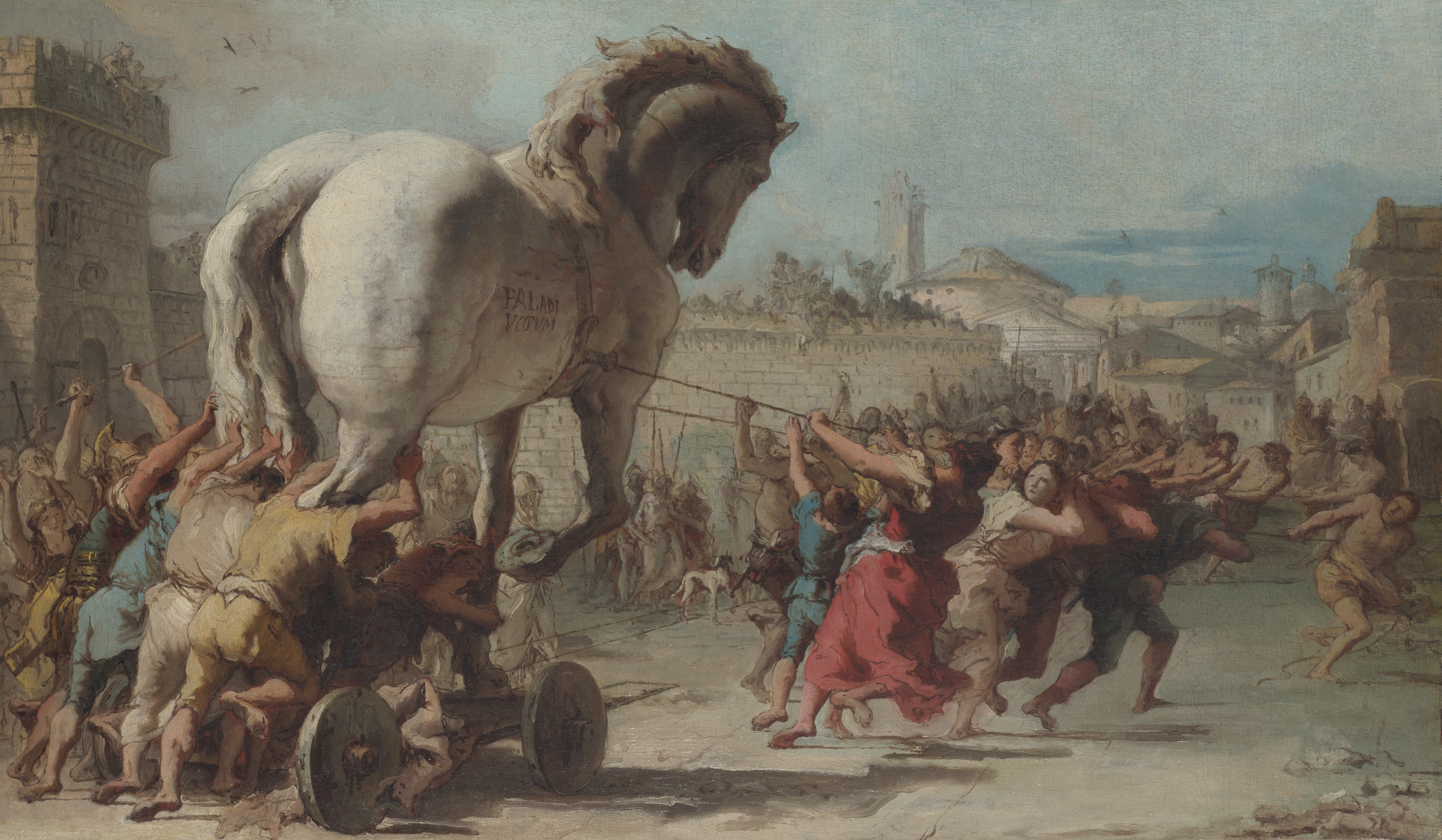 The Procession of the Trojan Horse in Troy