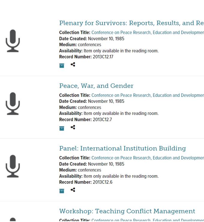 Conference on Peace Research, Education and Development proceedings
