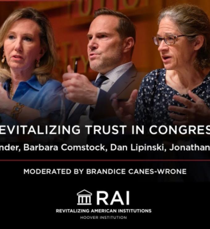 Revitalizing Trust in Congress