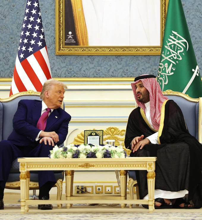 Trump and Crown Prince Mohamed bin Salman of Saudi Arabia