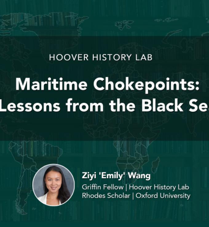 Maritime Chokepoints: Lessons from the Black Sea