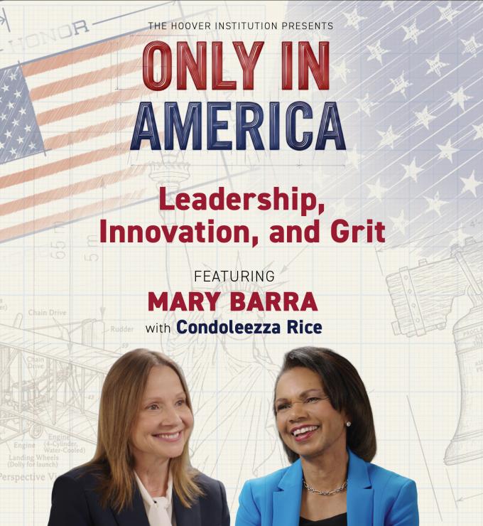 Mary Barra; General Motors; Condoleezza Rice; Only In America