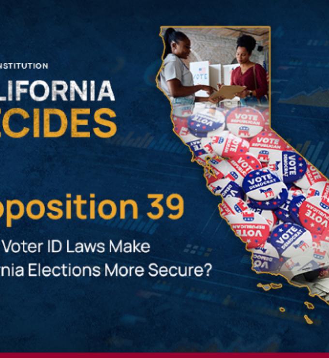California; Prop 39; proposition 39; voter ID; california elections; november 3
