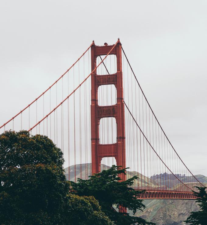Golden Gate Bridge in San Francisco, California