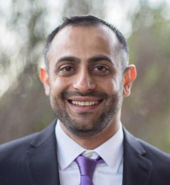 Photograph of Haidar Hadi, Curator for Middle East Collections