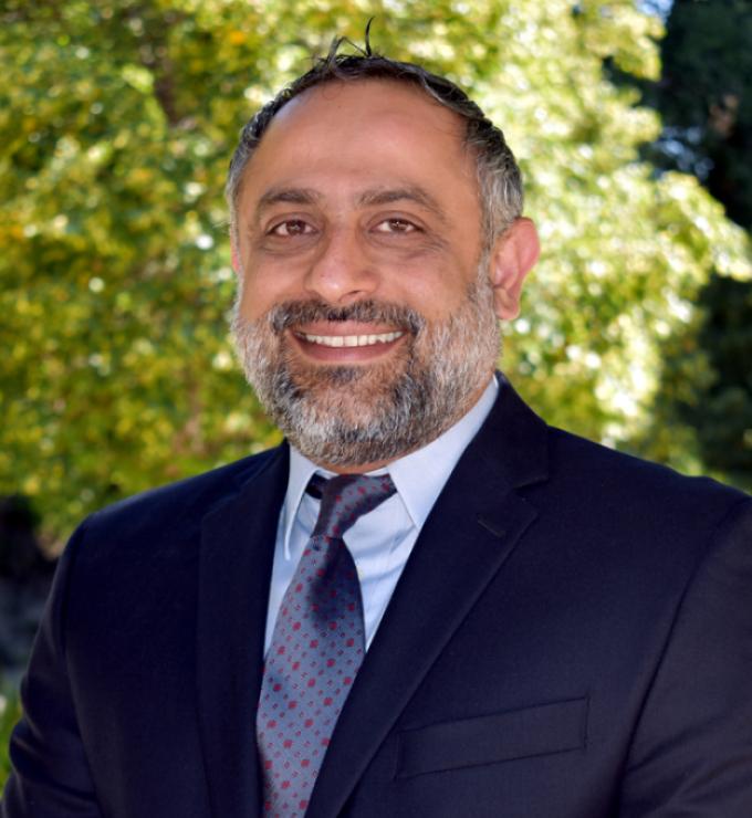 Photograph of Haidar Hadi, Curator for Middle East Collections