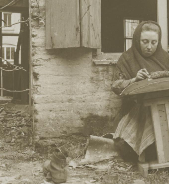 Photograph of woman in Belgium
