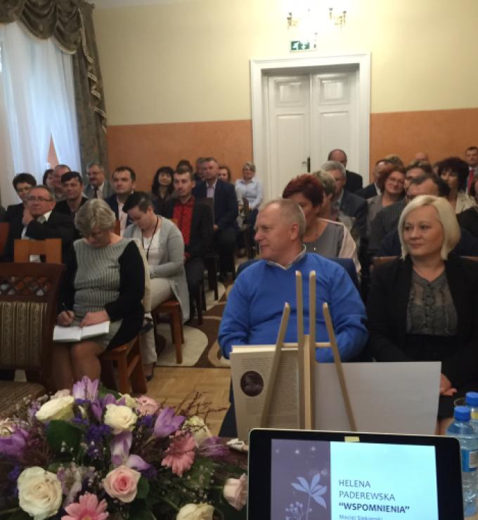 The audience at the book launch of Helena Paderewska's memoirs