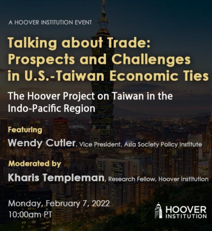Image for Talking about Trade: Prospects and Challenges in U.S.-Taiwan Economic Ties