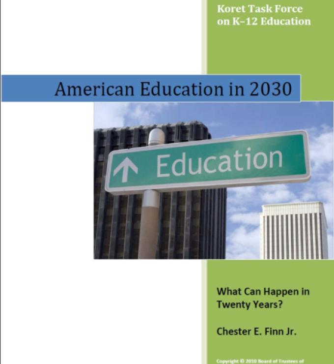 Image for American Education in 2030: Reinvented School Districts