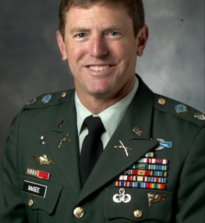 Lieutenant Colonel Joseph (JP) McGee biophoto
