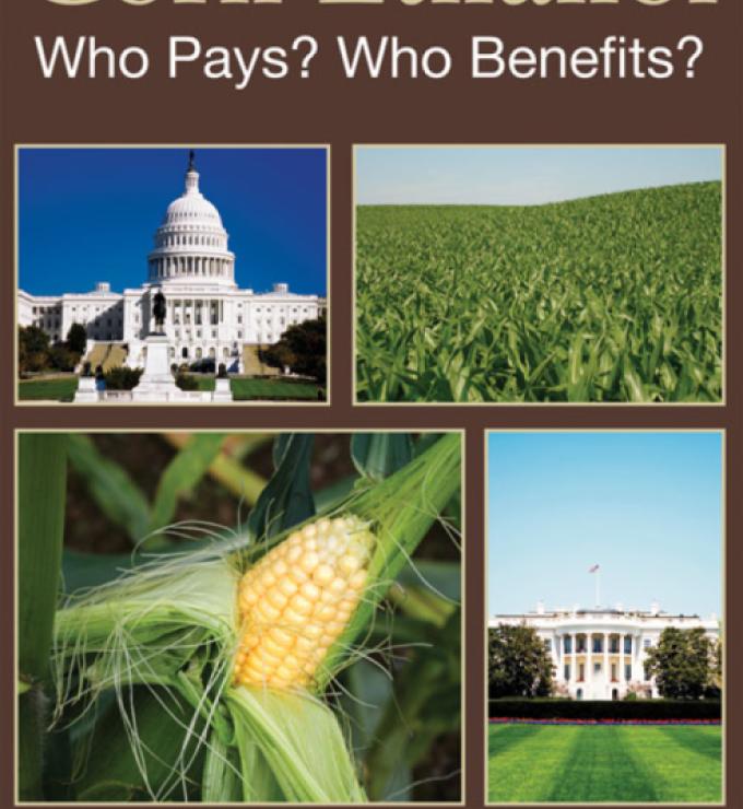 book cover image for Corn Ethanol: Who Pays? Who Benefits? by Ken Glozer