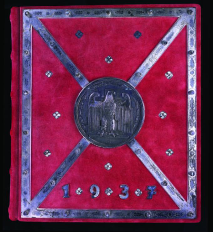 This photo album belonged to Julius Streicher, one of the original Nazis