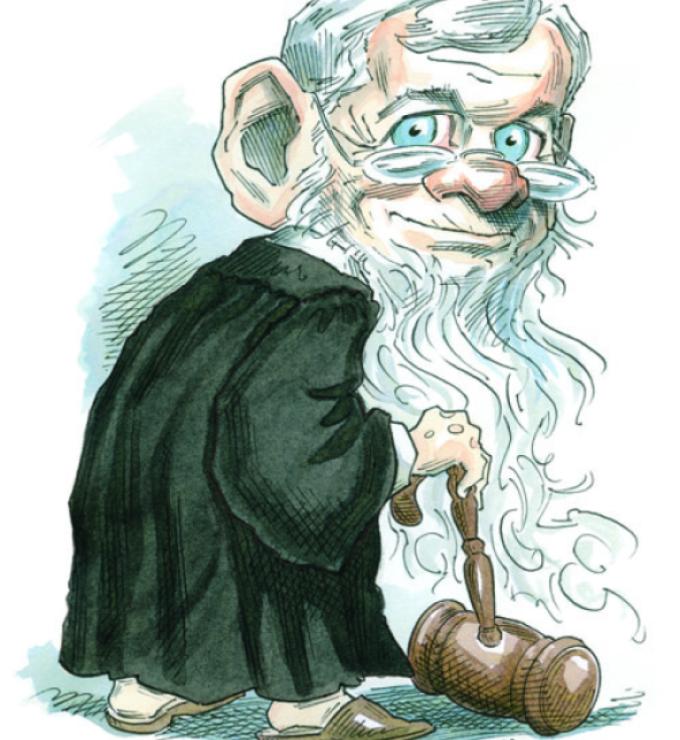 judge with gavel