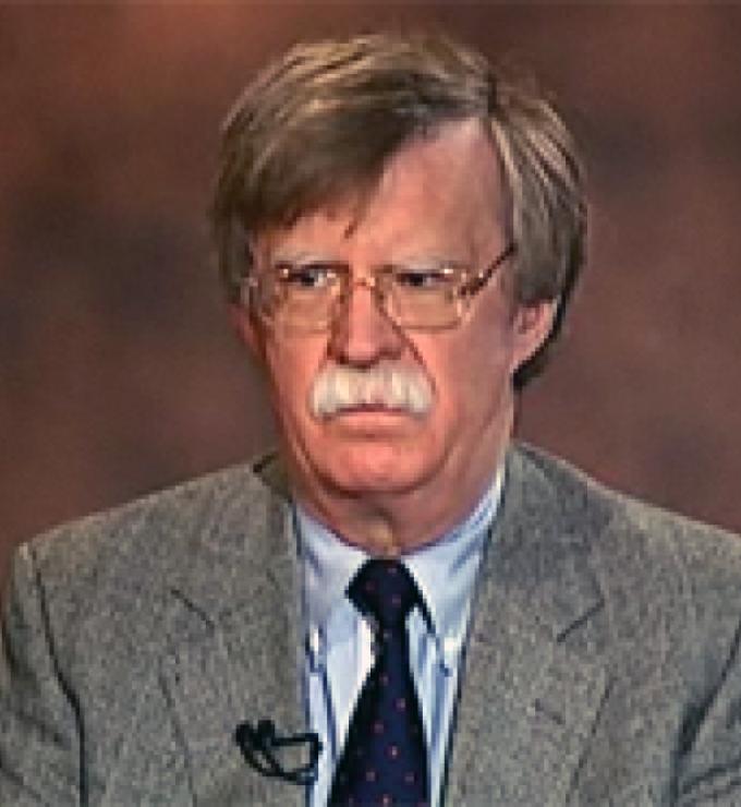 ohn Bolton served in the administrations of Ronald Reagan and George H. W. Bush in the departments of State and Justice.