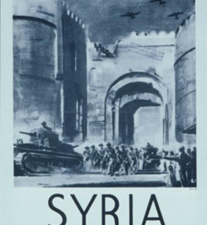 Hoover Archives Poster collection: UK 3297, Britain's Land Offensive, Syria, The
