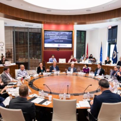 Scholars from across the US are seen in Annenberg Conference Room for RAI’s Culture for Higher Education Conference on March 4, 2026. (Patrick Beaudouin)
