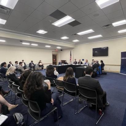 The Hoover Institution’s Bio-Strategies and Leadership team traveled to Washington, DC, for meetings on biotechnology policy priorities and a Capitol Hill roundtable on the measurement science needed to support US leadership in biology.