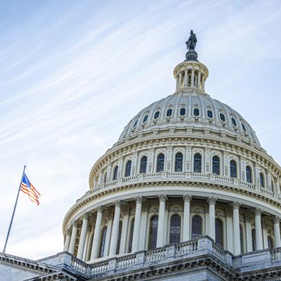 The Capitol Hill stock photo