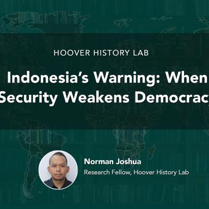 Indonesia’s Warning: When Security Weakens Democracy 