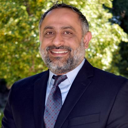 Photograph of Haidar Hadi, Curator for Middle East Collections