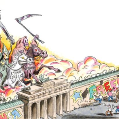 Instead of peace, tranquility, and ubiquitous brotherhood after the Berlin Wall tumbled, the world pitched into turbulence.