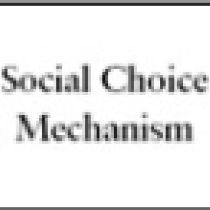 Nomination process can be understood as a social choice mechanism