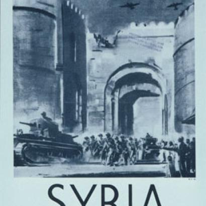 Hoover Archives Poster collection: UK 3297, Britain's Land Offensive, Syria, The