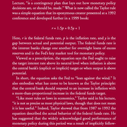 John Taylor's Rule