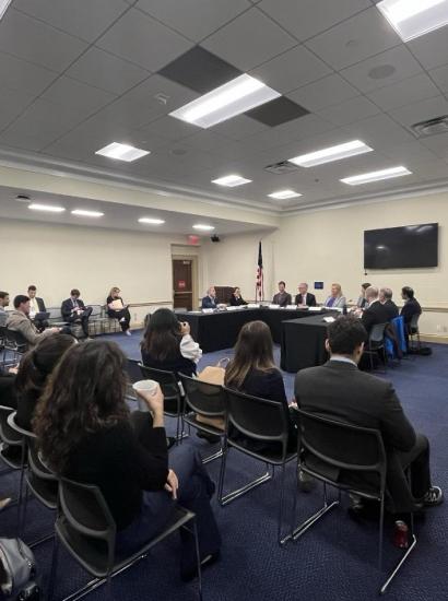The Hoover Institution’s Bio-Strategies and Leadership team traveled to Washington, DC, for meetings on biotechnology policy priorities and a Capitol Hill roundtable on the measurement science needed to support US leadership in biology.